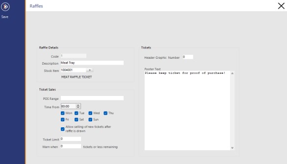Raffles and Jackpots