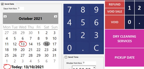 Pickup Date Function