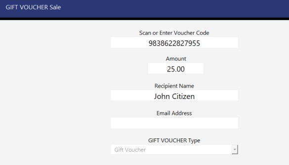 Gift Vouchers
